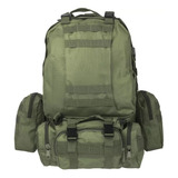 Mochila Hhe Militar 60 Lts Viaje Táctica Desmontable