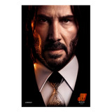 Póster Keanu Reeves Jw4 John Wick Reloj De Arena Traje Cine