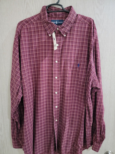 Camisa Polo Ralph Lauren Talla Xl Rojo Seco 012 