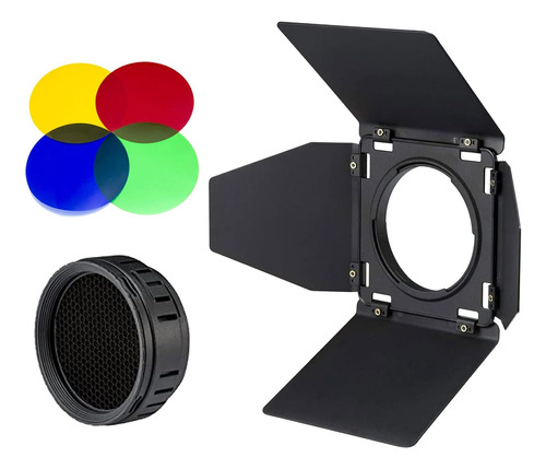 Kit De Accesorios Godox Bd-10 Barndoor Con Rejilla De Panal 