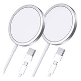 Oandys 2 Pack Magnetic Wireless Charger 15w Fast Mag-safe Ch