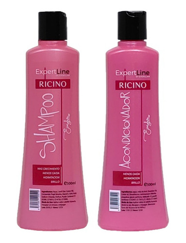 Shampoo + Acondicionador Ricino Everglam