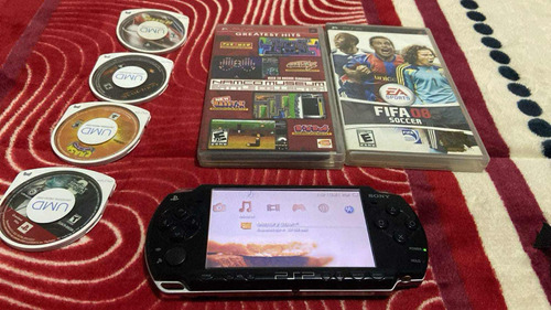 Sony Playstation Psp 2gb Portátil + 5 Juegos + Cargador