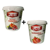 Kit C/2 Preparo Polpa Premium Jeb - Morango+frutas Vermelhas