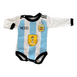 Body Bebe Argentina Campeon Mundial Beba Nene Nena Futbol