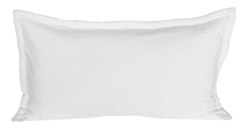 Porta Travesseiro King 50x90cm Malha 100% Algodão Branco