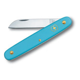 Victorinox Cuchillo Floral Azul Doble Cuchillo