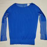 Sudadera Sweater Nike Dri Fit Talla L Grande Azul De Mujer 