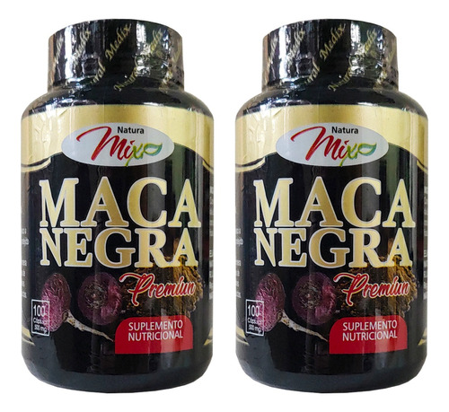 Maca Negra Premium X2 + Regalo - Unidad a $650