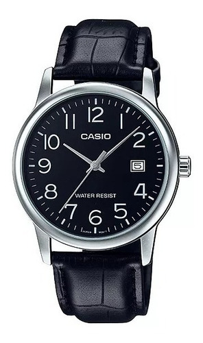 Reloj Casio Hombre Mtp-v002l-1b Agente Oficial Caba