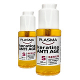 Serum Reparador De Puntas Keratina Anti Age Plasma 30ml X2u.