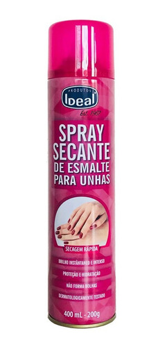 Secante De Esmalte Ideal Kit 6 Unidades 400ml Cada