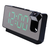 Reloj Despertador Digital Alarma Lcd Proyector Hora Espejo