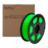 Filamentos Petg Sunlu 1kg 1.75mm Transparente Verde