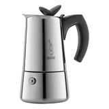 Cafetera Italiana Bialetti Musa 1 Pocillo Acero Inoxidable