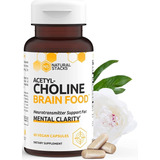 Natural Stacks Acetyl-choline Brain Food 60 Capsules