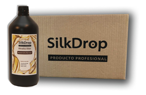 Silkdrop Alisado Estilo Marroquí 1000ml Caja X 12 Unidades