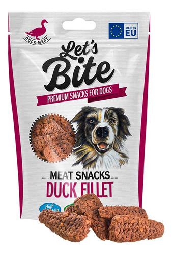 Let´s Bite Dog Meat Snacks Duck Fillets 80gr. Np
