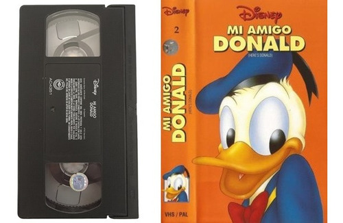 Vhs Sin Su Caja Original Disney Mi Amigo Donald