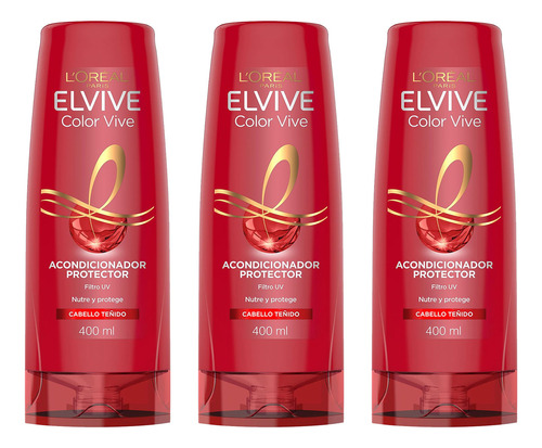 Pack Acondicionador Elvive Color Vive 400 Ml