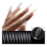 100 Cápsulas Dual Stiletto  Uñas Esculpidas Gelificadas Tips