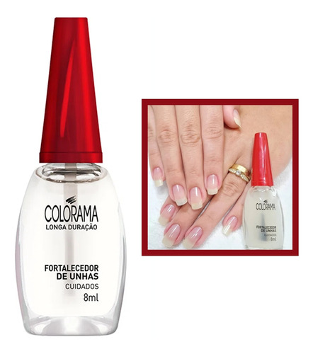 Esmalte Fortalecedor De Unhas Colorama Cuidados 8ml