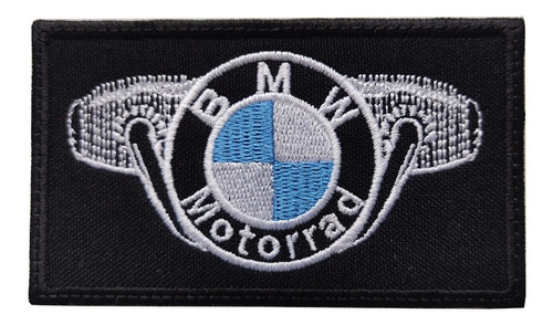 Parche Bordado Bmw Motorrad Tarjetero Bwm Motor Bmw Negro