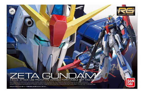 Gundam Rg #10 Zeta Gundam 1/144 Model Kit