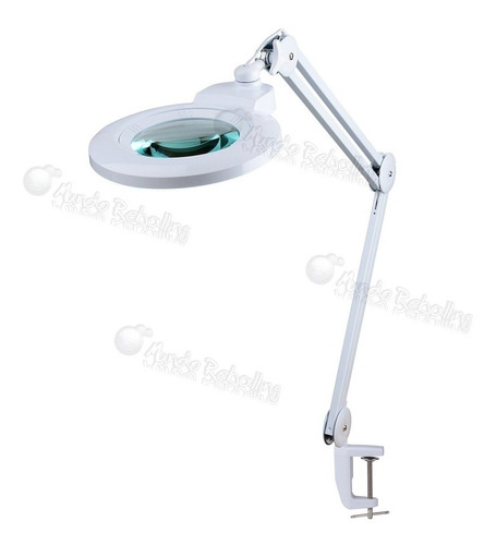 Lupa Escritorio Intbright 9006led-3d / Lente Circular 127mm