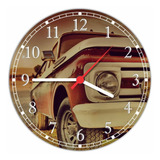 Relógio De Parede Grande Super Carros Arte Vintage 40 Cm