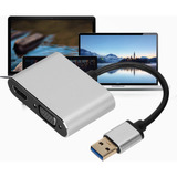 Cable Convertidor Usb 3.0 A Hdmi/vga 1920 * 1080