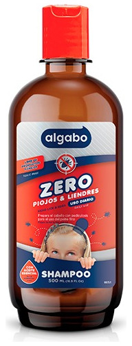 Shampoo Para Piojos Y Liendres Zero 500ml Algabo 