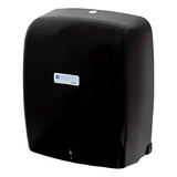 Dispenser Preto E Suporte Interfolha Para Banheiro + Nf