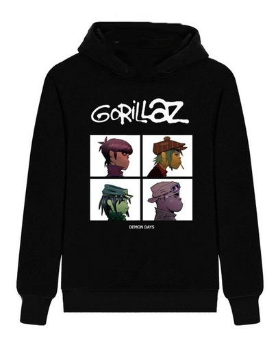 Sudadera Hoodie 2 Gorillaz Demon Days + Regalo Y Envio Grats