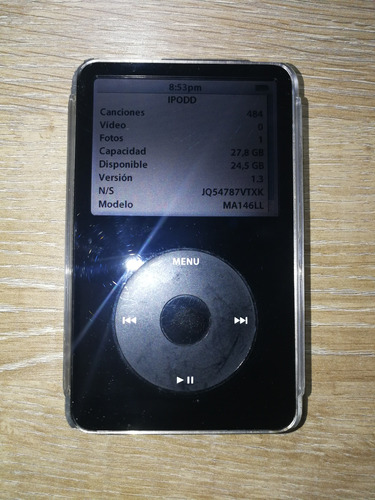 Apple iPod Classic 5ta Generación Modelo A1136 30gb