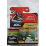 Figura Luigi Tape Racer World Of Nintendo Mario Kart 8 Nuevo