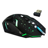 Mouse Gamer Inalambrico Retro Iluminado Wb-911 3200 Dpi Usb 