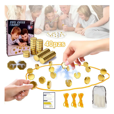 Juego De Ajedrez Magnético Con 40 Imanes Juegos De Mesa Magnético Multijugador Juegos de Estrategia Para Niños, Suministros Fiestas Para Familiares Y Amigos,Edición Dorada Premium | MercadoLibre
