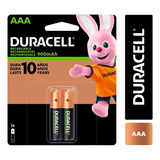 Duracell Pilas Recargables Aaa Blister X2 Triple A 900m Ah