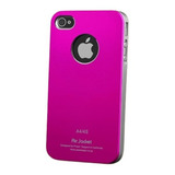 Elegante Carcasa Color Rosado Compatible Con iPhone 4