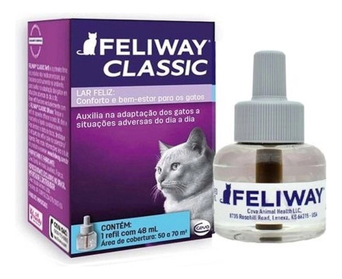 Feliway Classic Refil De 30 Dias, Pacote Com 1