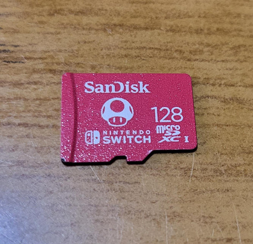 Memoria Microsd 128gb Oficial Nintendo Switch Mario Bros