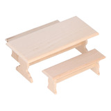 Silla De Mesa De Comedor De Madera 1:12 Simulada Para Bricol