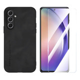 Funda Para Samsung Antideslizante Cuero Pu + Pantalla Mica