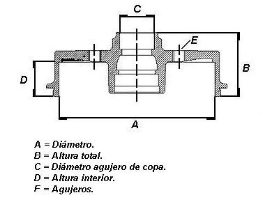 Campana De Freno Para Chevrolet Pickup C10 Apache Brava Foto 4