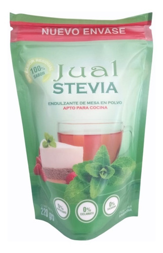 Pack X 6 Jual Stevia Edulcorante Polvo X 220 Grs