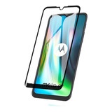 Film Vidrio Templado Full Cover Glue Para Moto G9 Play