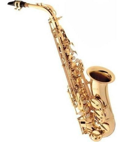 Saxofone Alto Laqueado Eagle Em Mib Sa501 Com Case