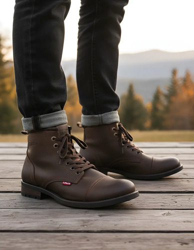 Levi's Bota Casual Para Hombre, Vacuno 100424-1