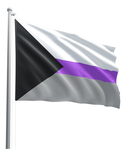 Bandeira Oxford Demissexual Lgbtqia+ 140x80cm 100% Poliéster